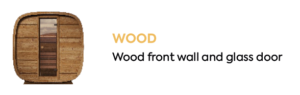 Houten voorwand