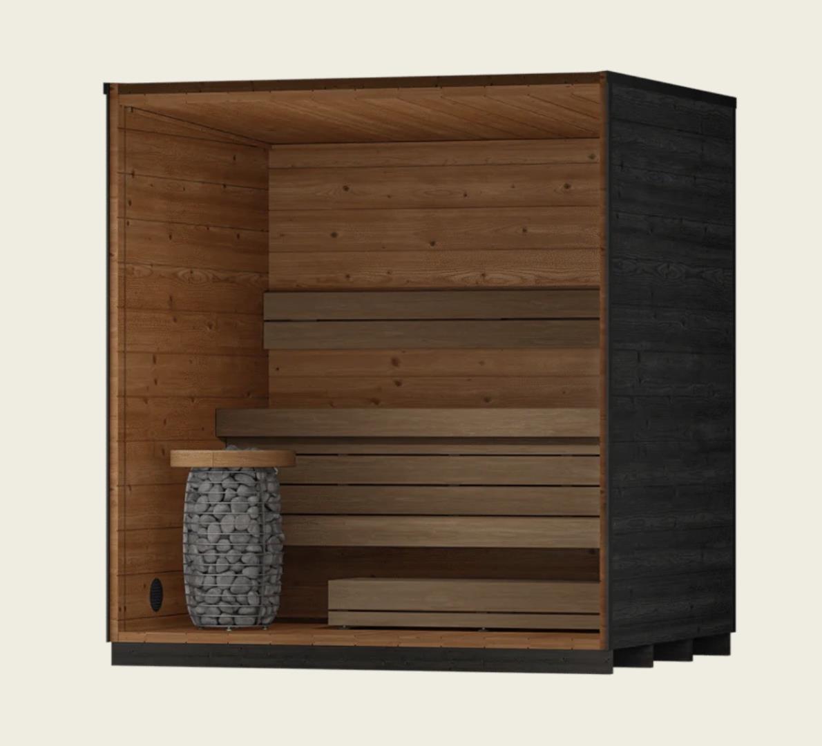 Leil® Viva 210 - Buitensauna 2 Leil® Viva 210 - Buitensauna - Afbeelding 2